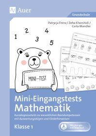 Mini-Eingangstests Mathematik – 1. Klasse-6185-gruppe, 