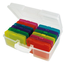 Farbboxen im Koffer, transparent, 13-tlg.-3370, 