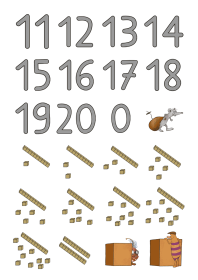 Sticker Zahlenraum bis 100-670041, 