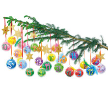 24 Weihnachtskugeln aus Acryl, transparent-3885,