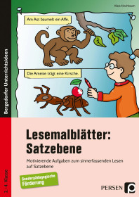 Lesemalblätter: Satzebene-6383-gruppe, 