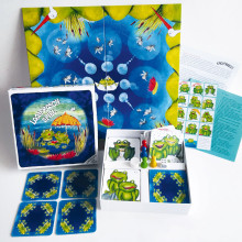 Logofrosch Mundmotorik–Spiel, Memo & Brettspiel-9780, 