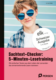 Sachtext-Checker: 5-Minuten-Lesetraining 5–6-670454-gruppe, 