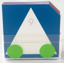 Dreieck-1x1 – 55 Trainingskärtchen mit Box-0834, 