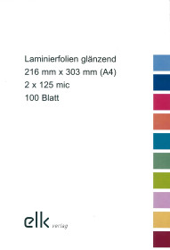 elk-Laminierfolien A4, 250 mic, glänzend-0845, 