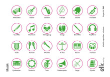 Zusatz-Stickerbogen Musik-2942, 