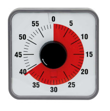 Zeitdauer-Uhr gross rot-3304, 