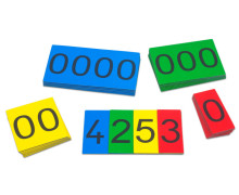 Magnetische Stellenwertkarten 0 bis 9999-3861, 