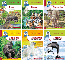 Zootiere 1 – Set mit 6 Benny Blu Büchlein-5563, 