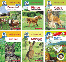 Der Bauernhof und sein Tiere – Set mit 6 Benny Blu Büchlein-5564, 