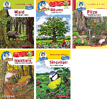 Wald – Set mit 5 Benny Blu Büchlein-5565, 