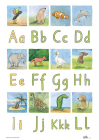 Buchstaben-Sticker farbig – Deutschschweizer Basisschrift-2858, 