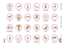 Zusatz-Stickerbogen Wald-2963, 