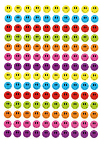 Sticker Bunte Gesichter-3336, 