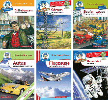 Technik – Set mit 6 Benny Blu Büchlein-5571, 