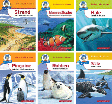 Tiere im und am Meer – Set mit 6 Benny Blu Büchlein-5573, 